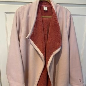 Cuddl Duds Cascade Front Wrap Fleece Cardigan
